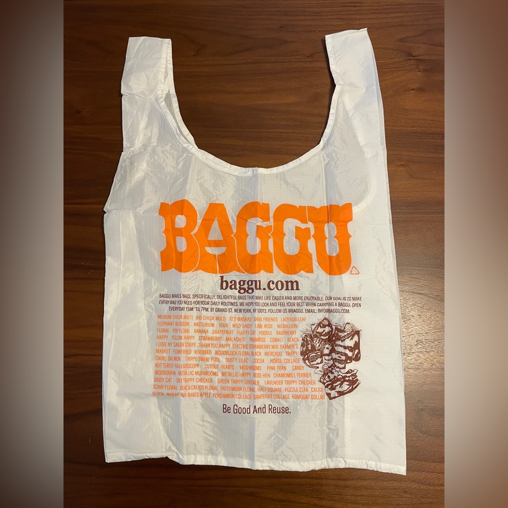 Baggu Standard Reuseable Bag in Zabar’s Pattern (Soho Store Exclusive)